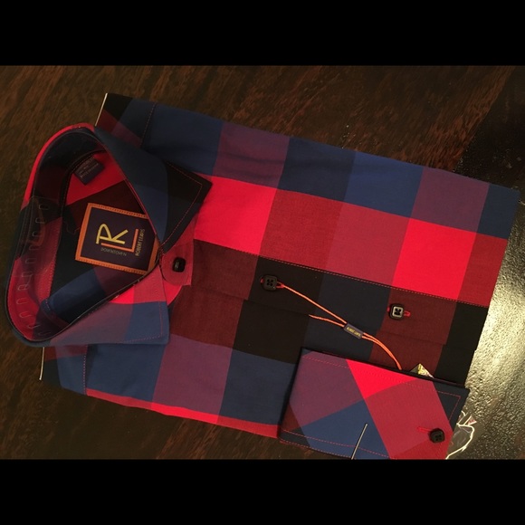 NWT Robert Lewis Contemporary Fit Sport Shirt - Picture 2 of 6